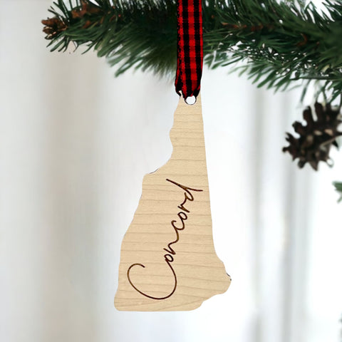 New Hampshire City Ornament
