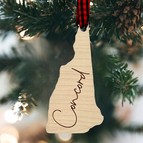 New Hampshire City Ornament