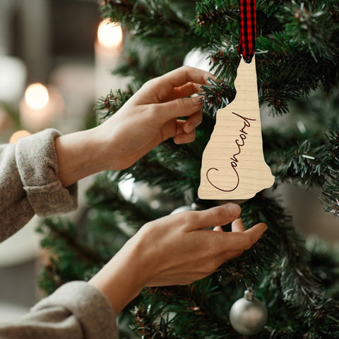 New Hampshire City Ornament