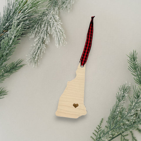 New Hampshire Custom Home Town Ornament