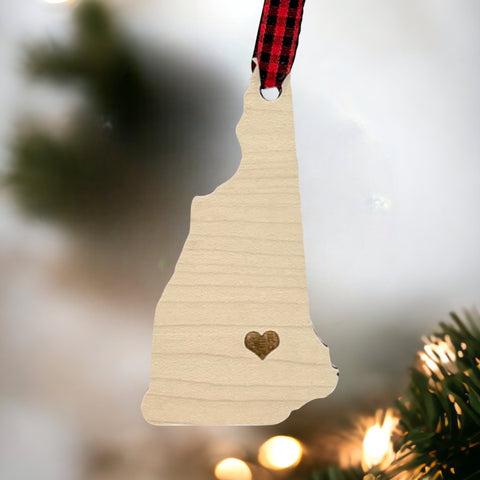 New Hampshire Custom Home Town Ornament