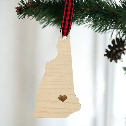 New Hampshire Custom Home Town Ornament