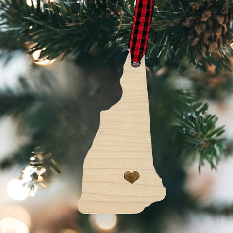 New Hampshire Custom Home Town Ornament