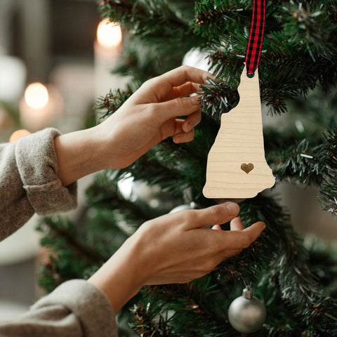 New Hampshire Custom Home Town Ornament