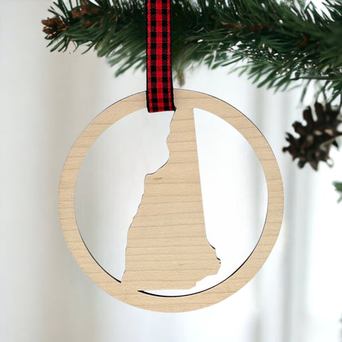 New Hampshire Border Ornament