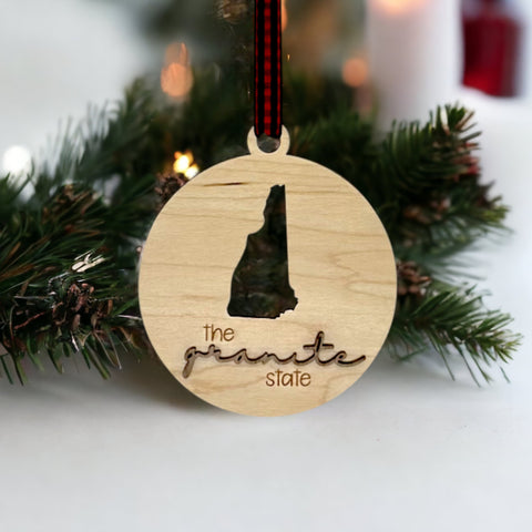New Hampshire Nickname Ornament