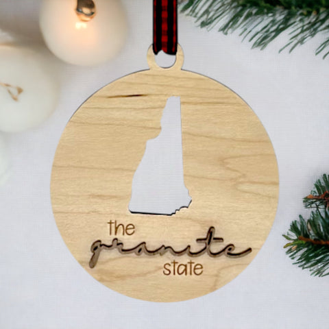 New Hampshire Nickname Ornament