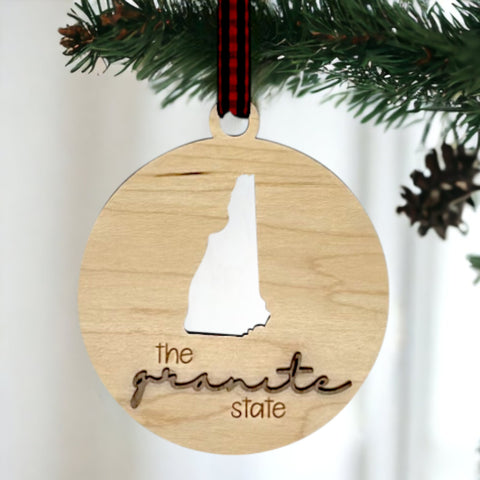 New Hampshire Nickname Ornament