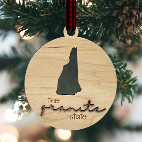 New Hampshire Nickname Ornament