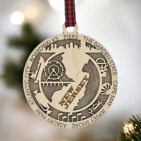 Deck the halls with Jersey pride! Introducing the New Jersey State Highlights Ornament – a perfect blend of Garden State glory and festive flair. Celebrate your roots in style!