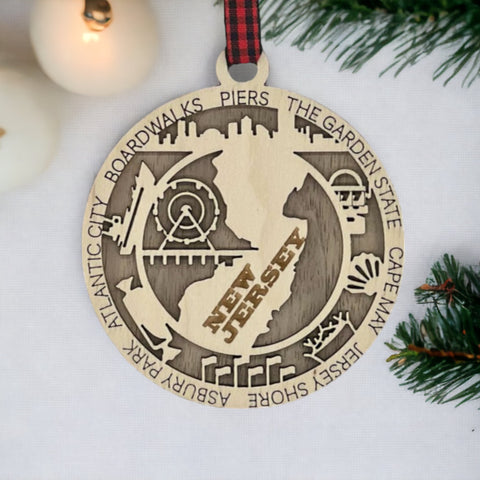 Deck the halls with Jersey pride! Introducing the New Jersey State Highlights Ornament – a perfect blend of Garden State glory and festive flair. Celebrate your roots in style!