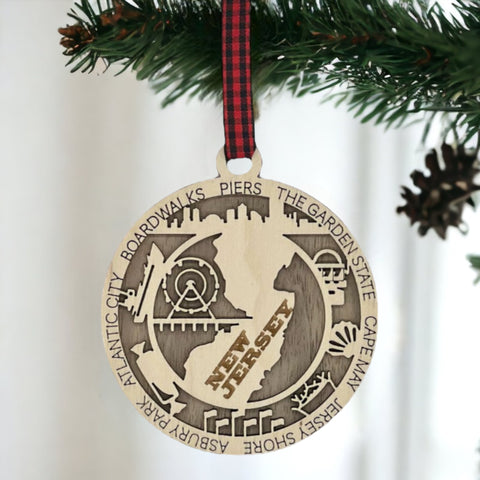Deck the halls with Jersey pride! Introducing the New Jersey State Highlights Ornament – a perfect blend of Garden State glory and festive flair. Celebrate your roots in style!