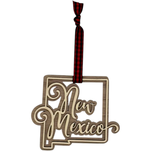 New Mexico Double Layer Ornament