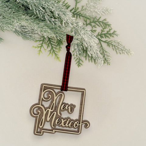 New Mexico Double Layer Ornament