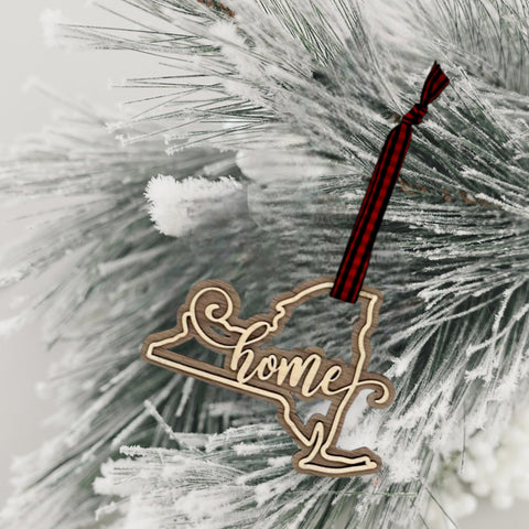 New York Home Double Layer Ornament