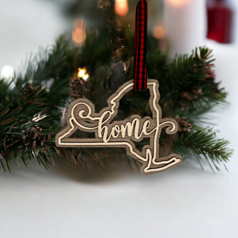 New York Home Double Layer Ornament
