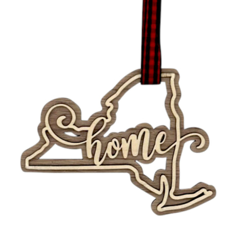 New York Home Double Layer Ornament