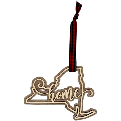 New York Home Double Layer Ornament