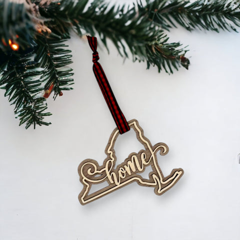 New York Home Double Layer Ornament