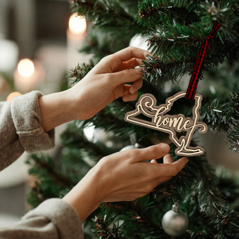 New York Home Double Layer Ornament