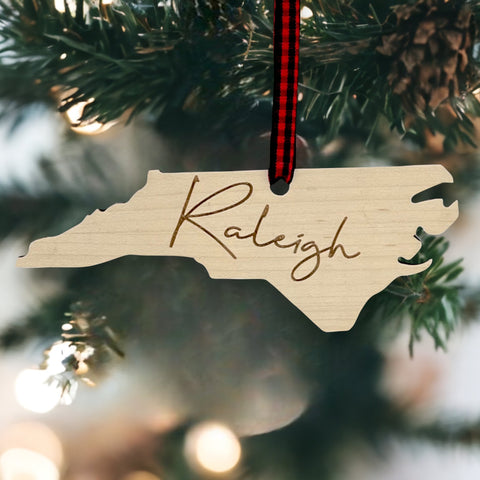 North Carolina City Ornament