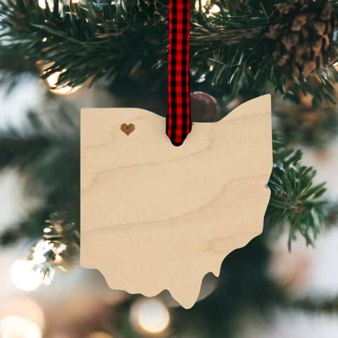 Ohio Custom Home Town Ornament