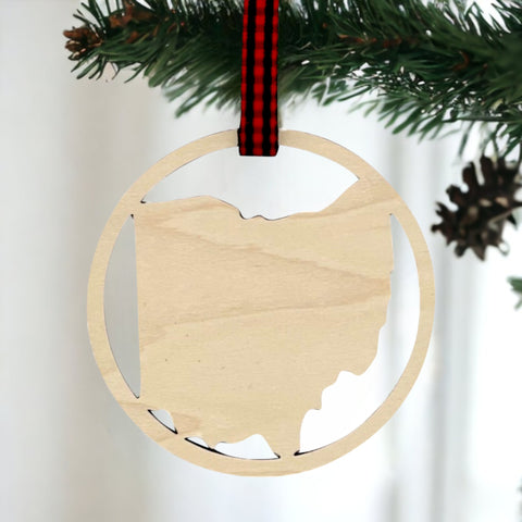 Ohio Border Ornament