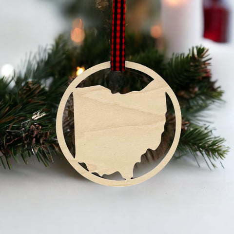 Ohio Border Ornament