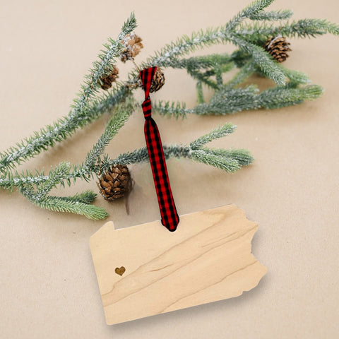 Pennsylvania Custom Home Town Ornament