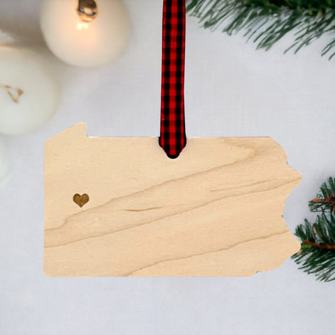 Pennsylvania Custom Home Town Ornament