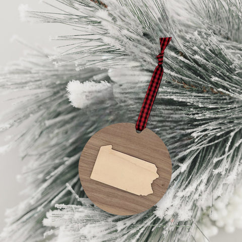 Pennsylvania Raised Ornament