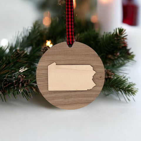 Pennsylvania Raised Ornament