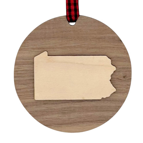 Pennsylvania Raised Ornament