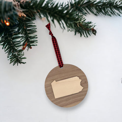 Pennsylvania Raised Ornament