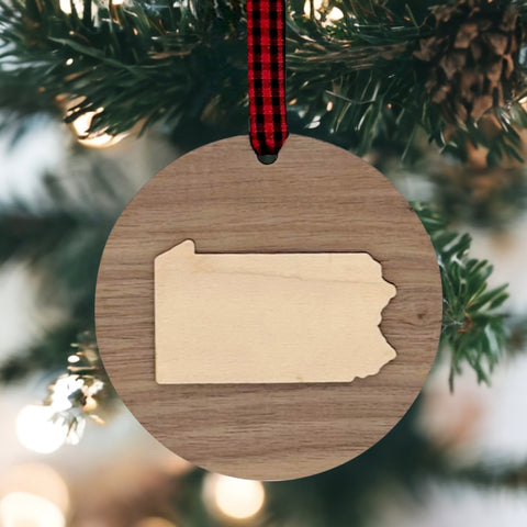 Pennsylvania Raised Ornament