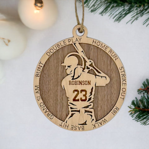 Hit a home run for the holidays with our Personalized Softball Ornament! Crafted for softball enthusiasts, this custom keepsake adds a personal touch to your tree. Celebrate the swing and spirit of your player with this spirited ornament. Customize now for a winning touch in holiday decor – order your Personalized Softball Ornament today!