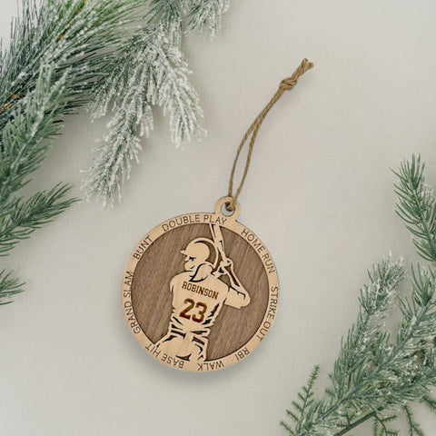 Hit a home run for the holidays with our Personalized Softball Ornament! Crafted for softball enthusiasts, this custom keepsake adds a personal touch to your tree. Celebrate the swing and spirit of your player with this spirited ornament. Customize now for a winning touch in holiday decor – order your Personalized Softball Ornament today!
