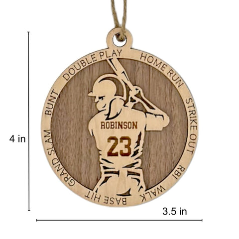 Hit a home run for the holidays with our Personalized Softball Ornament! Crafted for softball enthusiasts, this custom keepsake adds a personal touch to your tree. Celebrate the swing and spirit of your player with this spirited ornament. Customize now for a winning touch in holiday decor – order your Personalized Softball Ornament today!