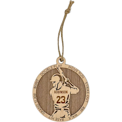 Hit a home run for the holidays with our Personalized Softball Ornament! Crafted for softball enthusiasts, this custom keepsake adds a personal touch to your tree. Celebrate the swing and spirit of your player with this spirited ornament. Customize now for a winning touch in holiday decor – order your Personalized Softball Ornament today!