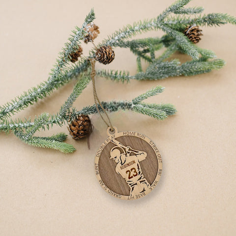 Hit a home run for the holidays with our Personalized Softball Ornament! Crafted for softball enthusiasts, this custom keepsake adds a personal touch to your tree. Celebrate the swing and spirit of your player with this spirited ornament. Customize now for a winning touch in holiday decor – order your Personalized Softball Ornament today!
