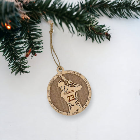 Hit a home run for the holidays with our Personalized Softball Ornament! Crafted for softball enthusiasts, this custom keepsake adds a personal touch to your tree. Celebrate the swing and spirit of your player with this spirited ornament. Customize now for a winning touch in holiday decor – order your Personalized Softball Ornament today!