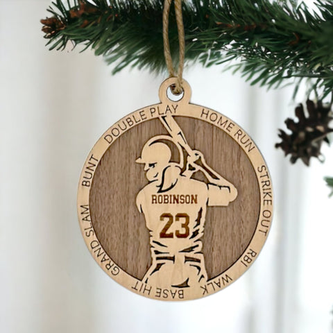 Hit a home run for the holidays with our Personalized Softball Ornament! Crafted for softball enthusiasts, this custom keepsake adds a personal touch to your tree. Celebrate the swing and spirit of your player with this spirited ornament. Customize now for a winning touch in holiday decor – order your Personalized Softball Ornament today!