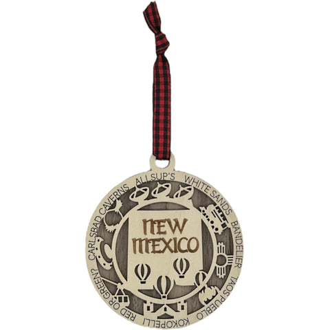 Unwrap the spirit of the Land of Enchantment! Introducing the New Mexico State Highlights Ornament – a touch of southwestern magic for your holiday decor. Elevate your festivities with the vibrant colors and culture of the Land of Enchantment!