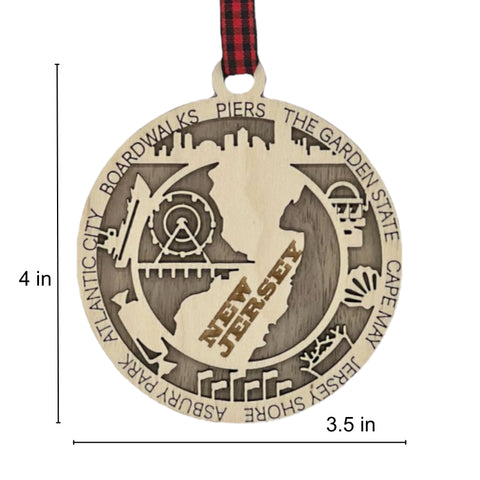Deck the halls with Jersey pride! Introducing the New Jersey State Highlights Ornament – a perfect blend of Garden State glory and festive flair. Celebrate your roots in style!