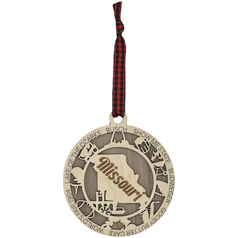 Deck the halls with a touch of Show-Me State flair! Our Missouri Highlights Ornament is a festive must-have, showcasing iconic moments and timeless charm. Add a dash of Missouri magic to your holiday!