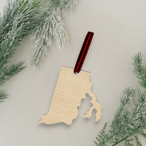 Rhode Island Simple Ornament