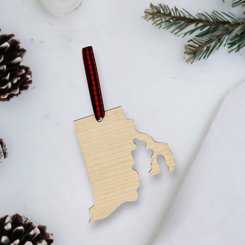 Rhode Island Simple Ornament