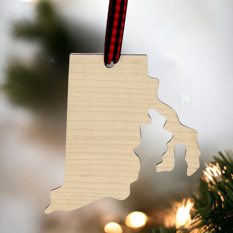 Rhode Island Simple Ornament