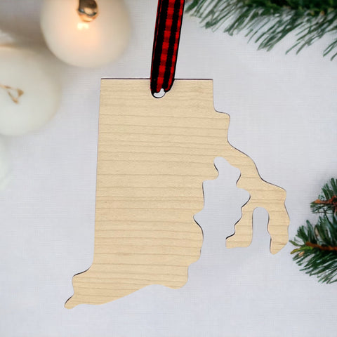 Rhode Island Simple Ornament