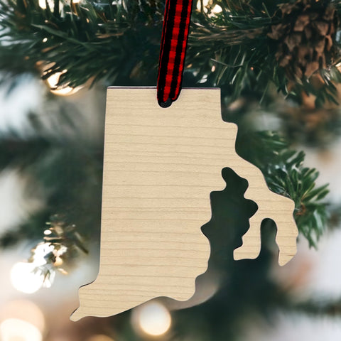 Rhode Island Simple Ornament